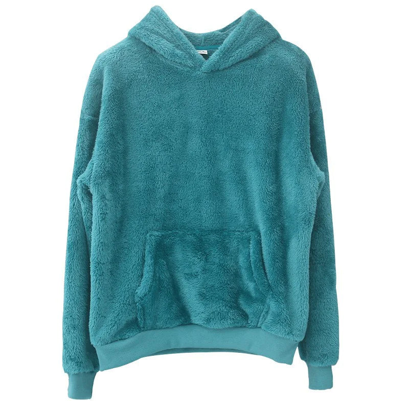 Sudadera con Capucha de Terciopelo