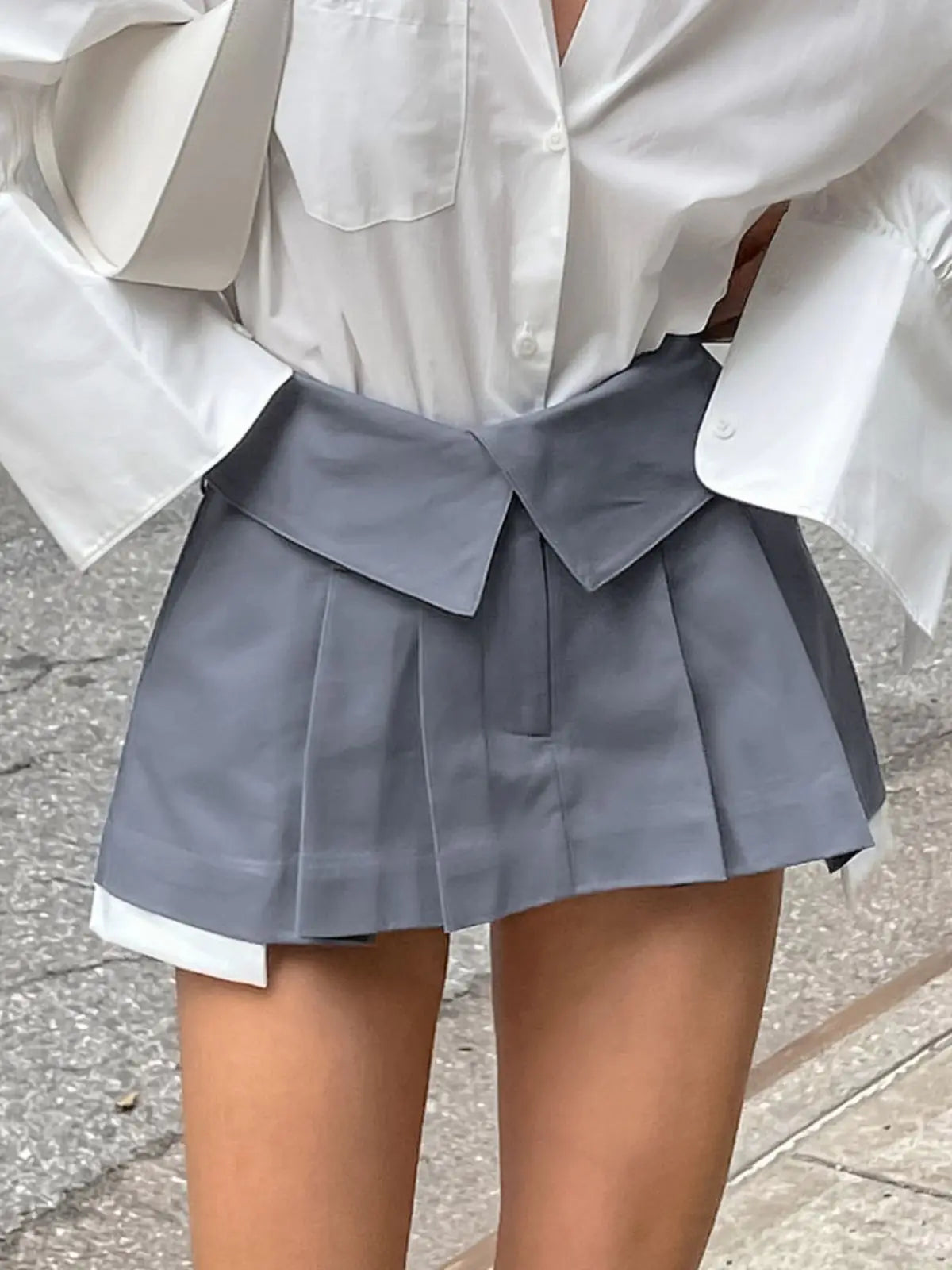 Falda Corta Plisada para Mujer Estilo Preppy Americano – Elegancia y Comodidad en Cada Paso