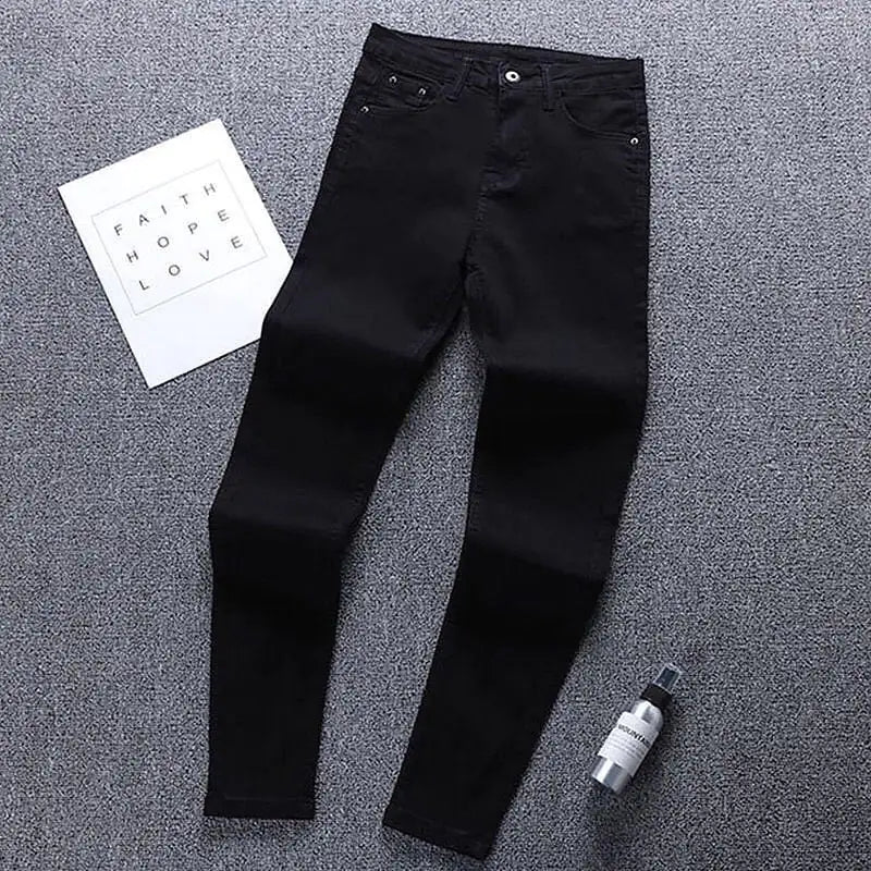 Pantalones Vaqueros de Cintura Alta para Mujer