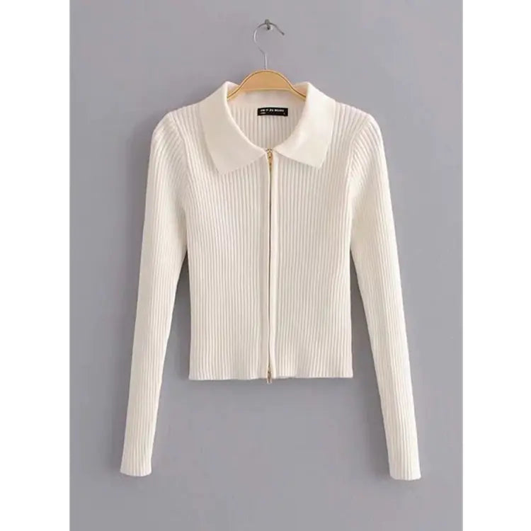 Jersey de Punto con Doble Cremallera