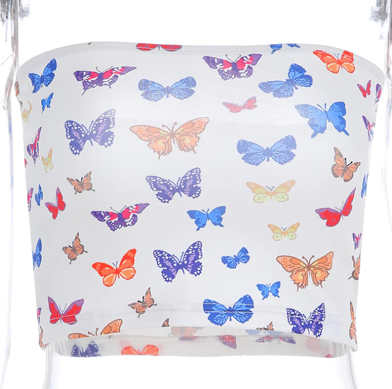 Top Strapless Mariposa