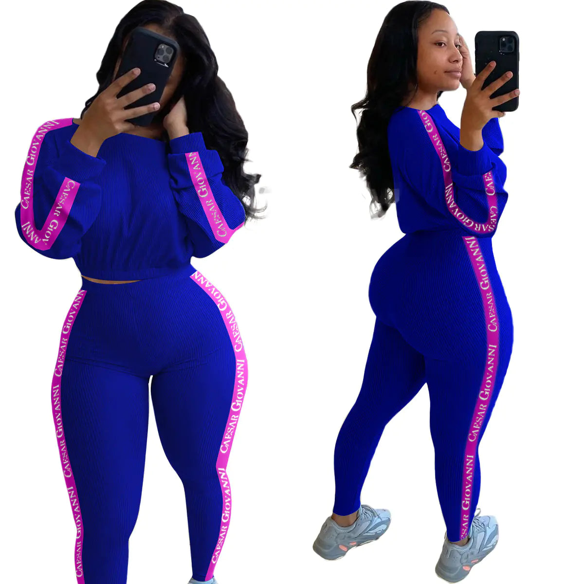 Conjunto Deportivo de Moda Ribeteado