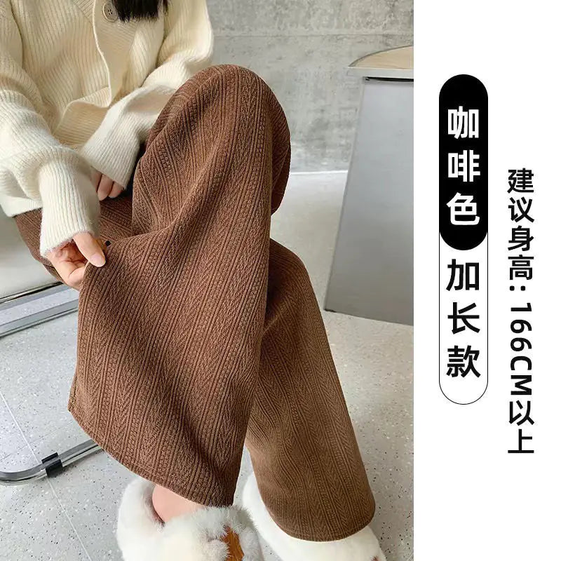Pantalones de Pierna Ancha y Cintura Alta para Mujer