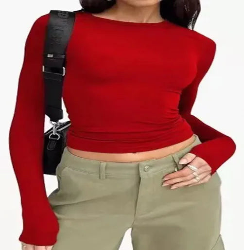 Jersey Slim de Manga Larga