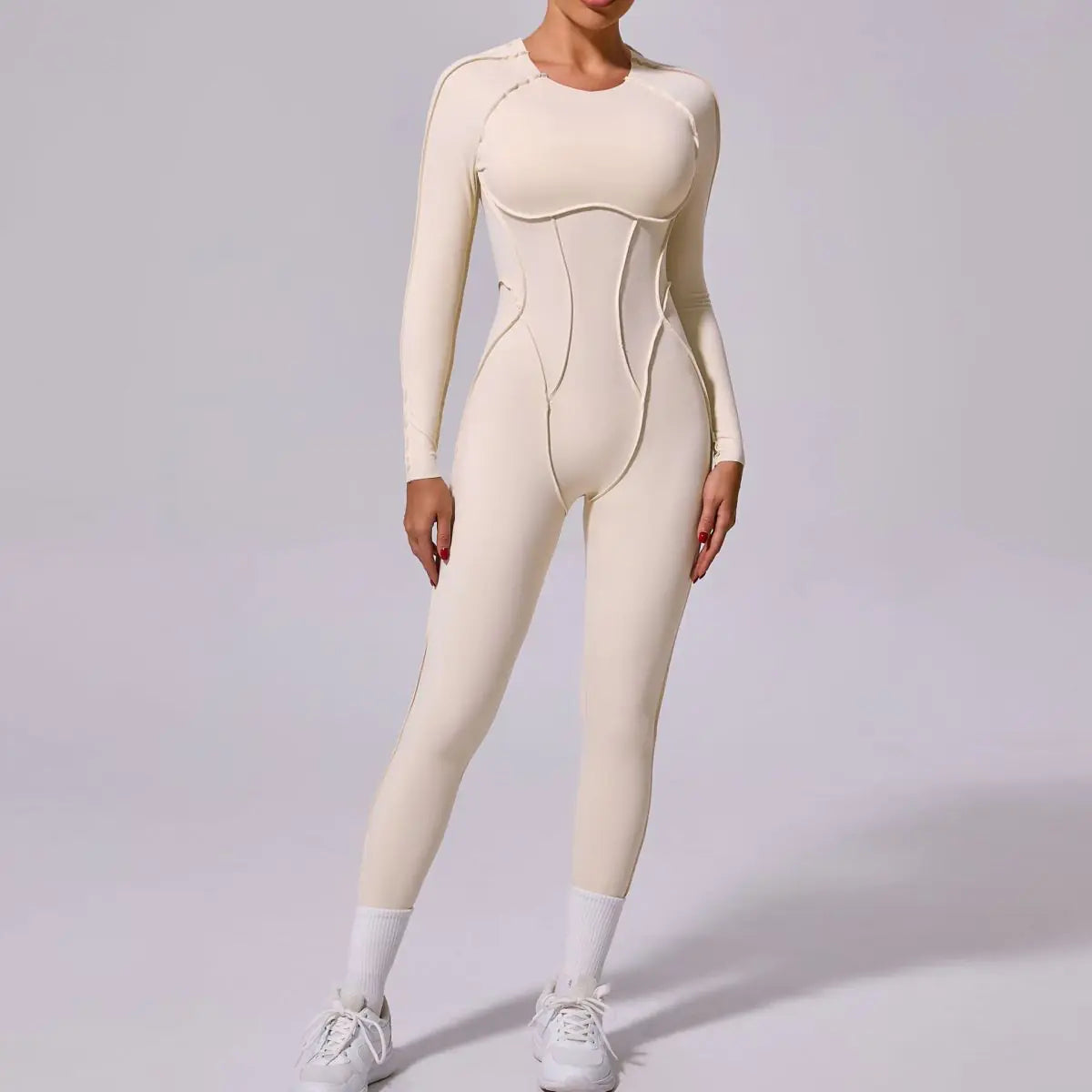 New Winter One-piece Sports Yoga Jumpsuit Backless Tight Jumpsuit