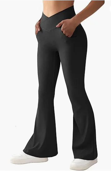 Pantalones de Yoga Acanalados