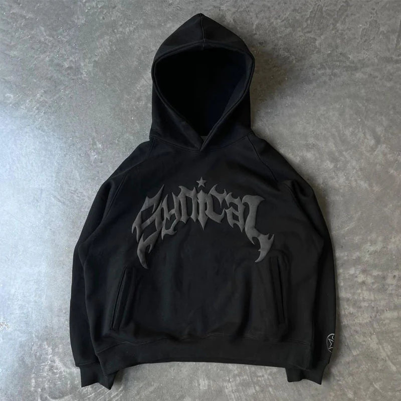Sudadera con Capucha Gótica Vintage