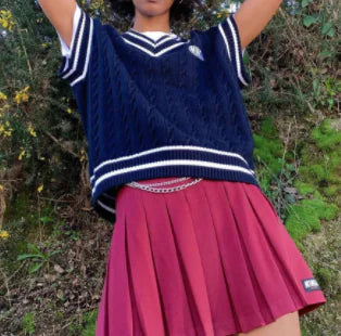Falda Estilo Colegial Plisada