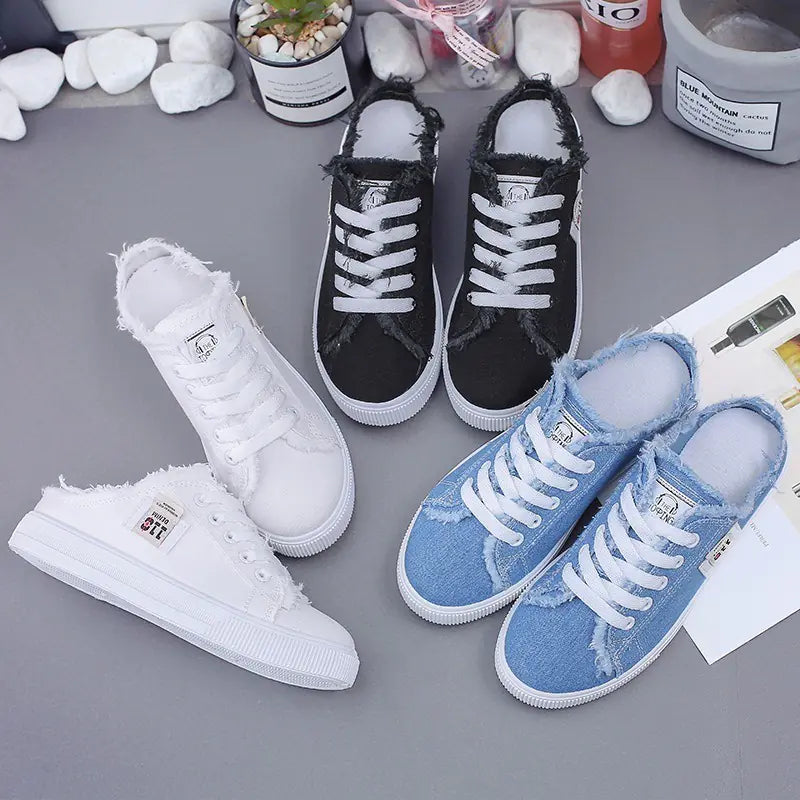 Zapatos de Lona sin Cordones