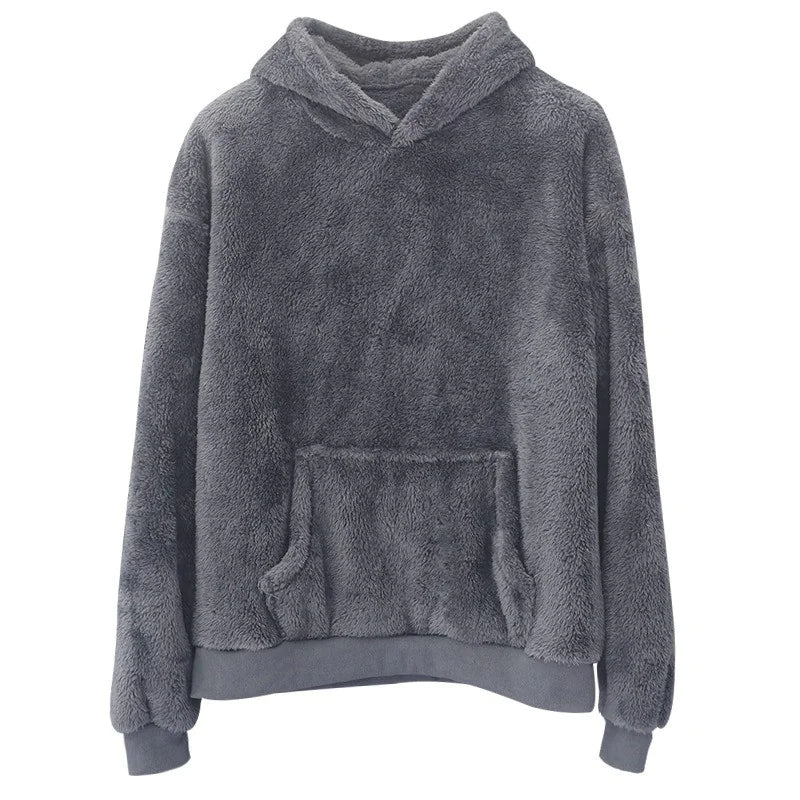 Sudadera con Capucha de Terciopelo