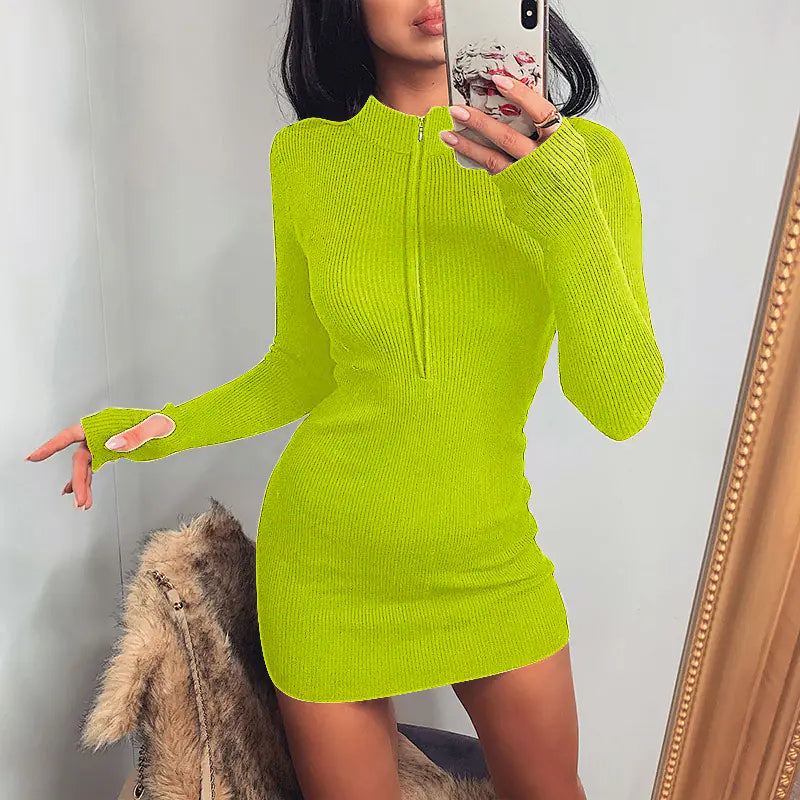 Vestido Slim con Cremallera