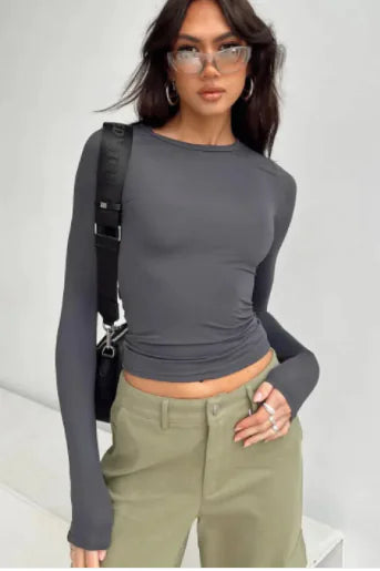 Jersey Slim de Manga Larga