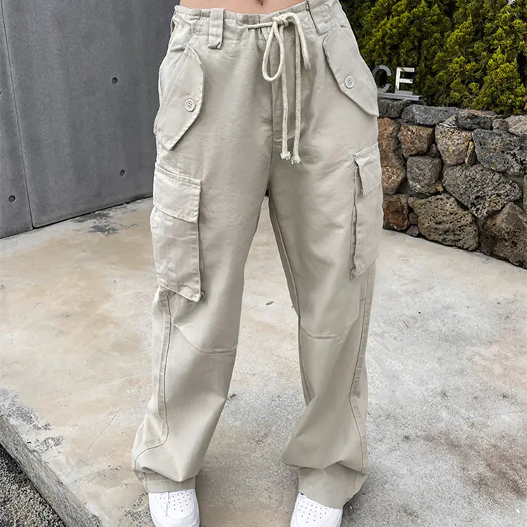Pantalones Anchos de Cintura Alta