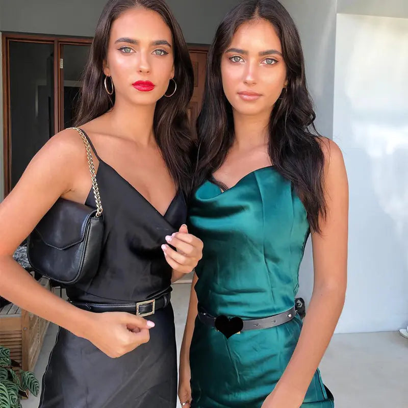 Vestido de Tirantes con Abertura