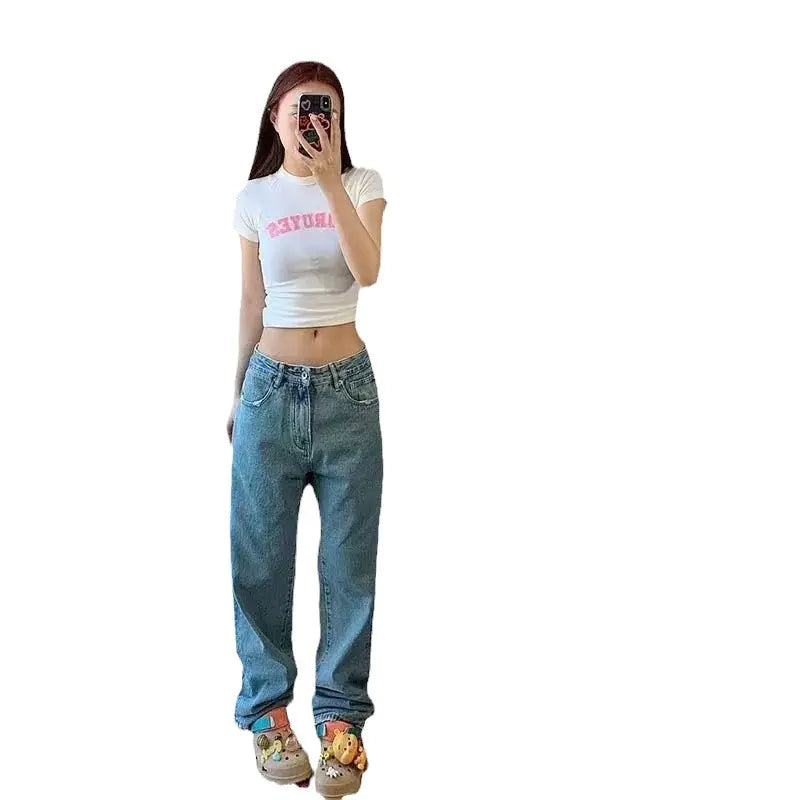 Jeans Wide Leg Vintage Hello Kitty