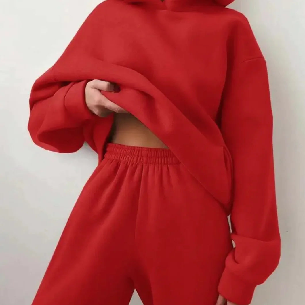 Chándal con Capucha para Mujer