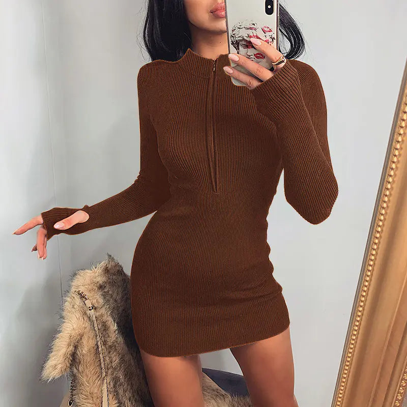 Vestido Slim con Cremallera
