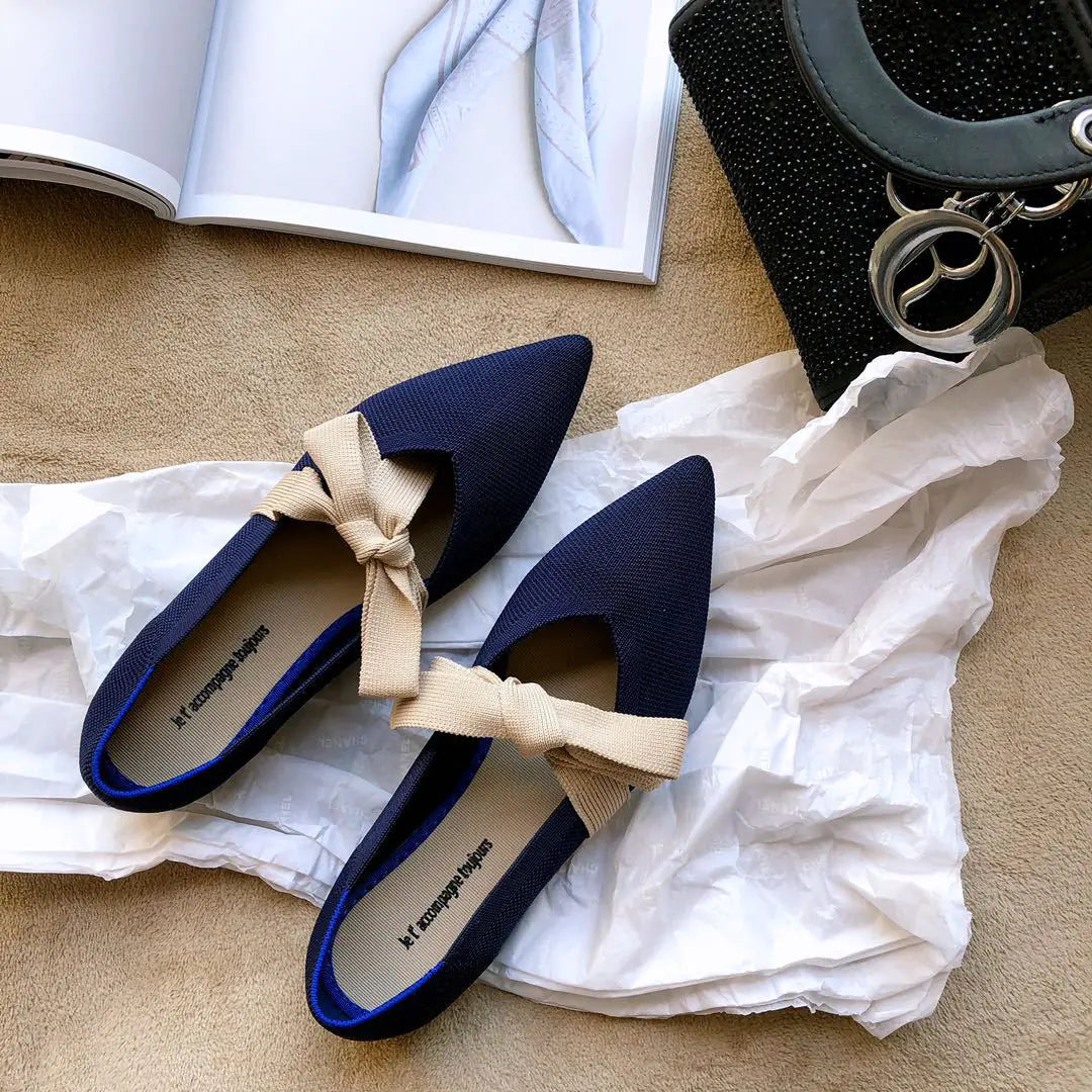 Mocasines Planos con Lazo
