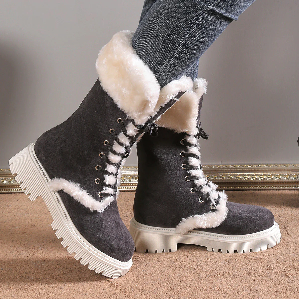 Botas de Nieve Mid-Calf