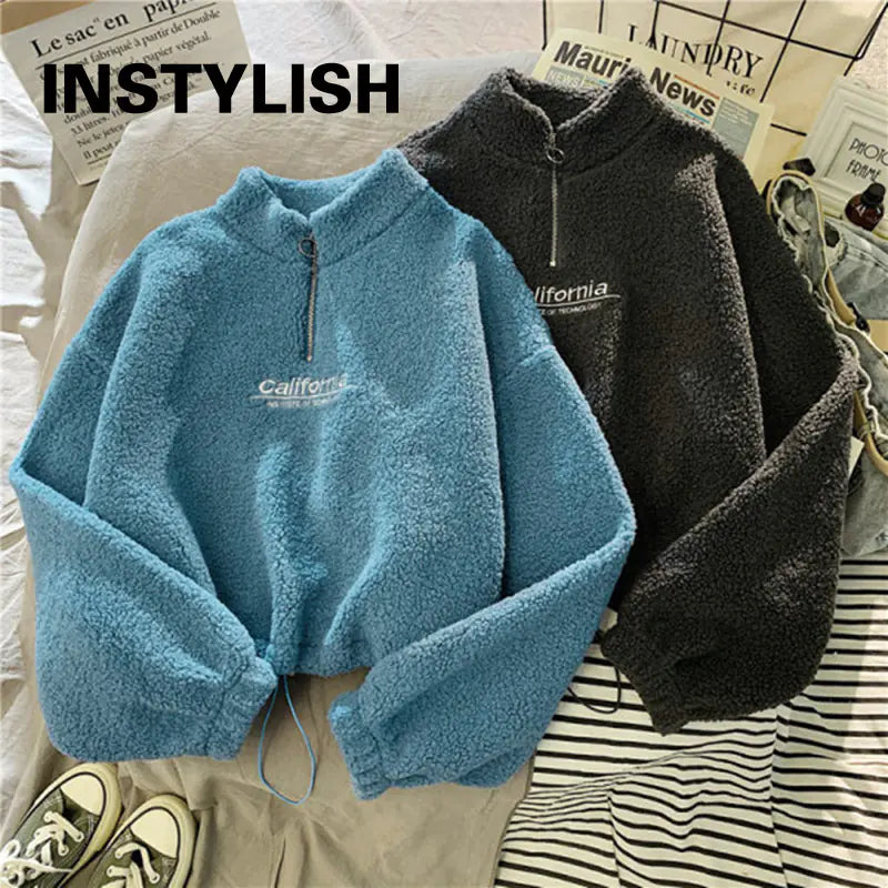 Sudadera con Capucha de Forro Polar con Bordado