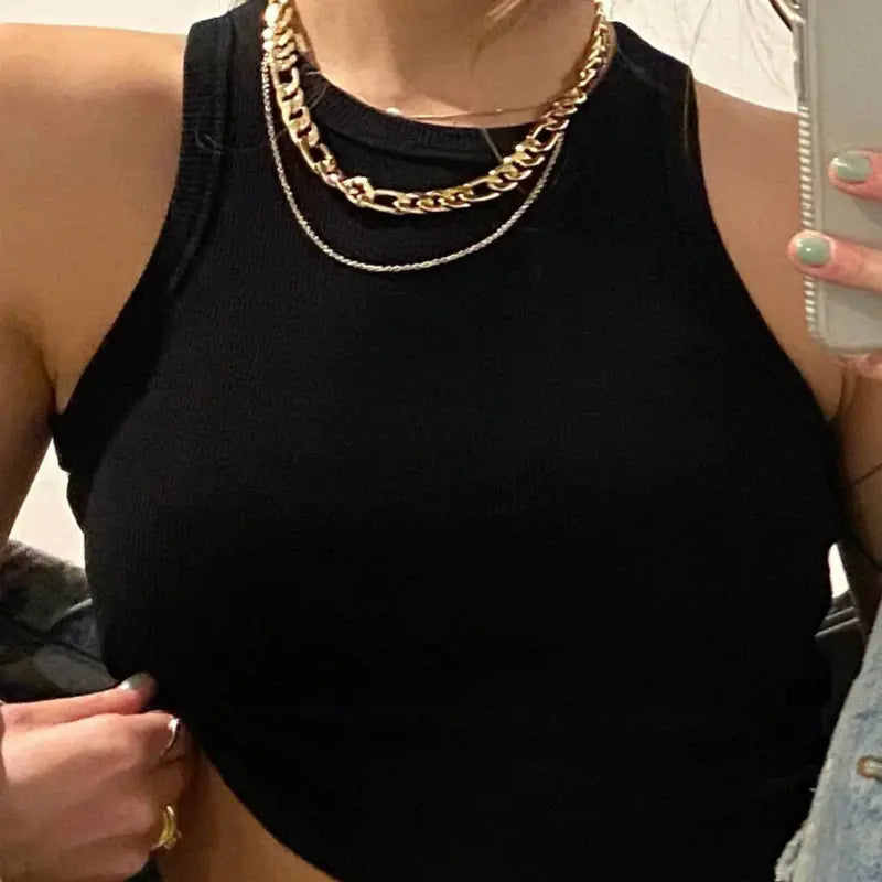 Top de Tirantes de Canalé – Off Shoulder