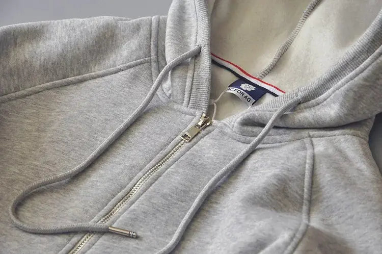 Women's Hooded Fleece Cardigan Sweatshirt
