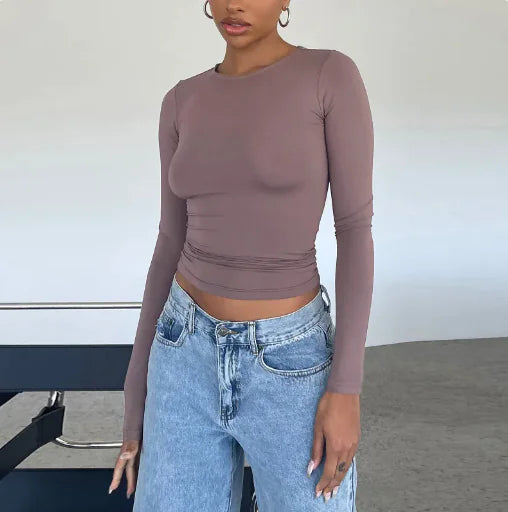 Jersey Slim de Manga Larga