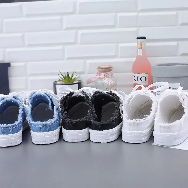 Zapatos de Lona sin Cordones