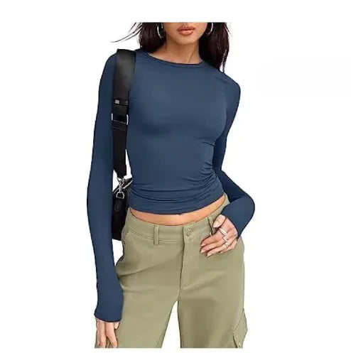 Jersey Slim de Manga Larga
