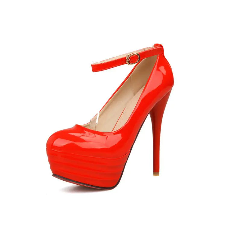 Zapatos de Tacón Altos con Plataforma