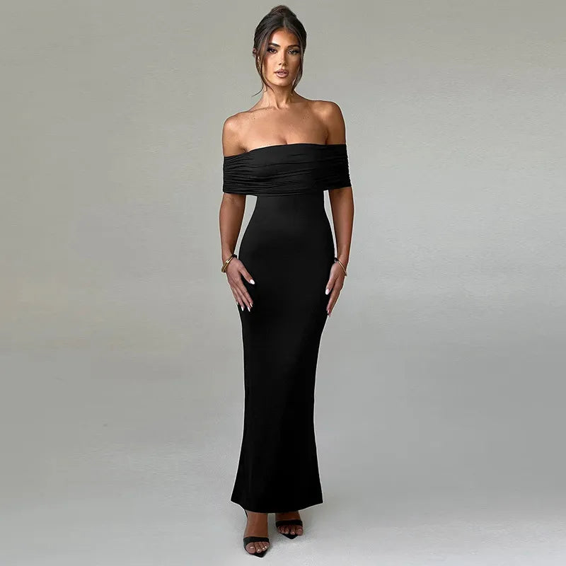 Vestido Elegante con Espalda Abierta para Mujer