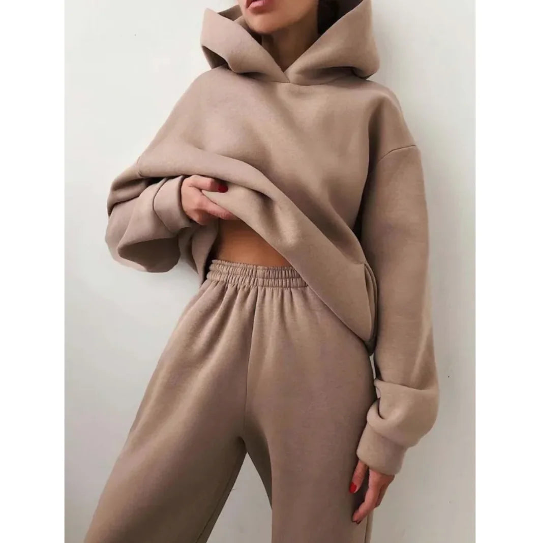 Chándal con Capucha para Mujer
