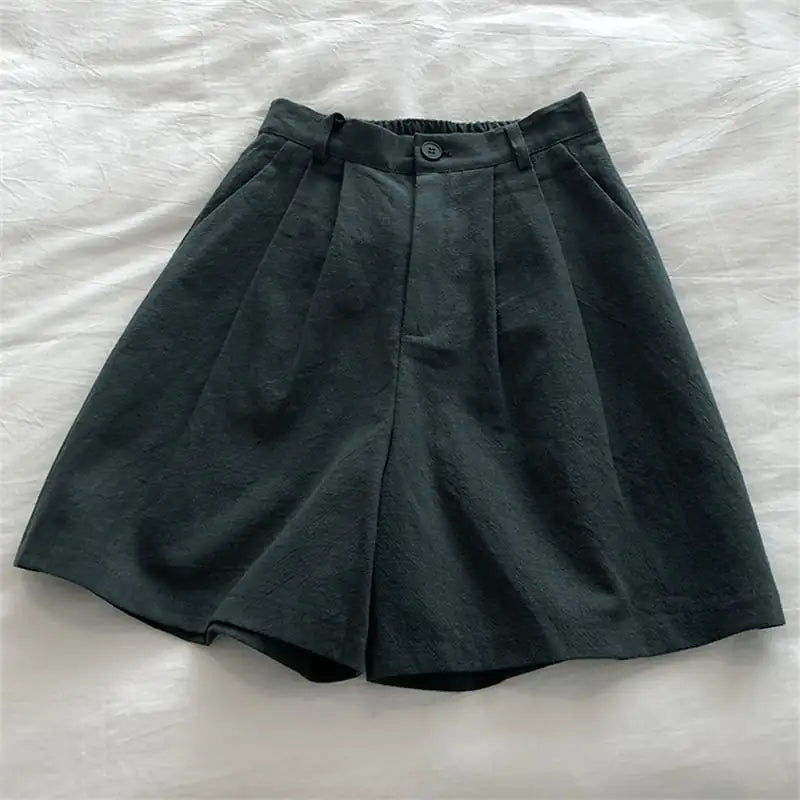 Shorts anchos de Cintura Alta para mujer