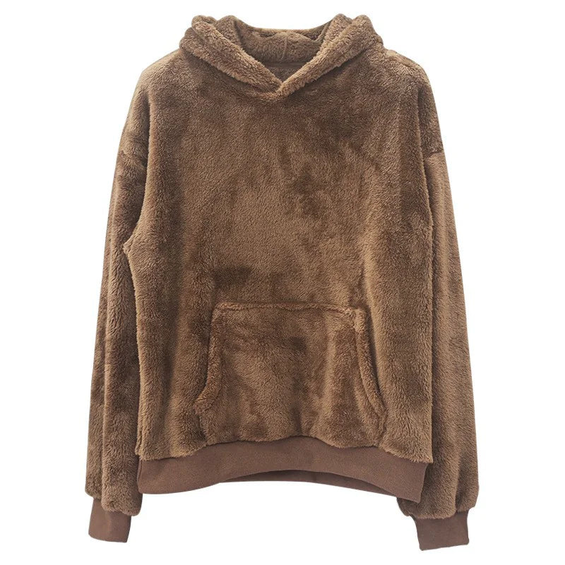Sudadera con Capucha de Terciopelo