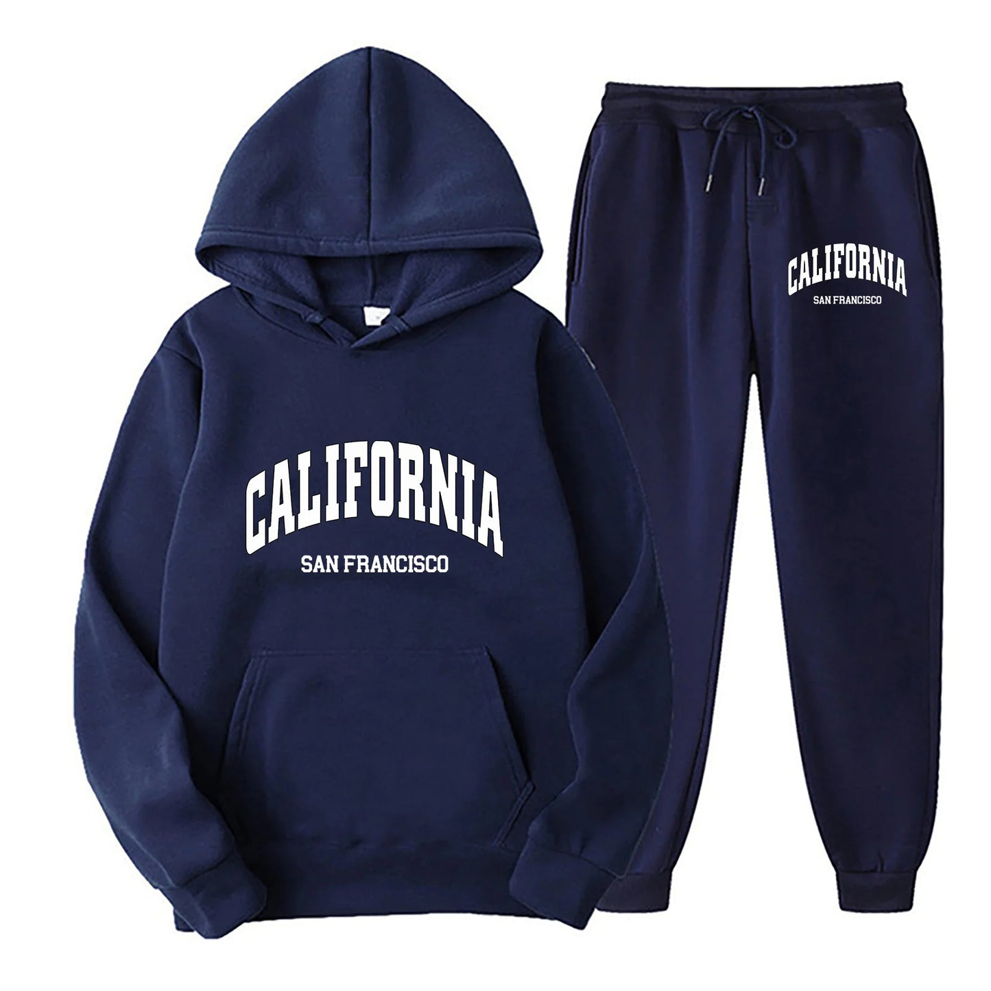 Conjunto de Sudadera con Capucha y Pantalón Jogger