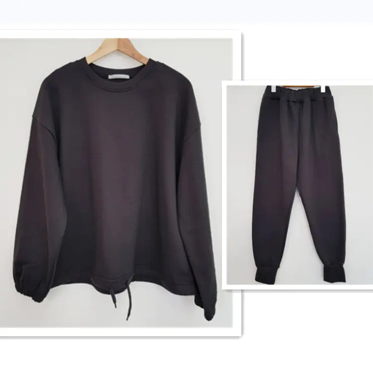 Conjunto de Sudadera Casual y Pantalones Jogger