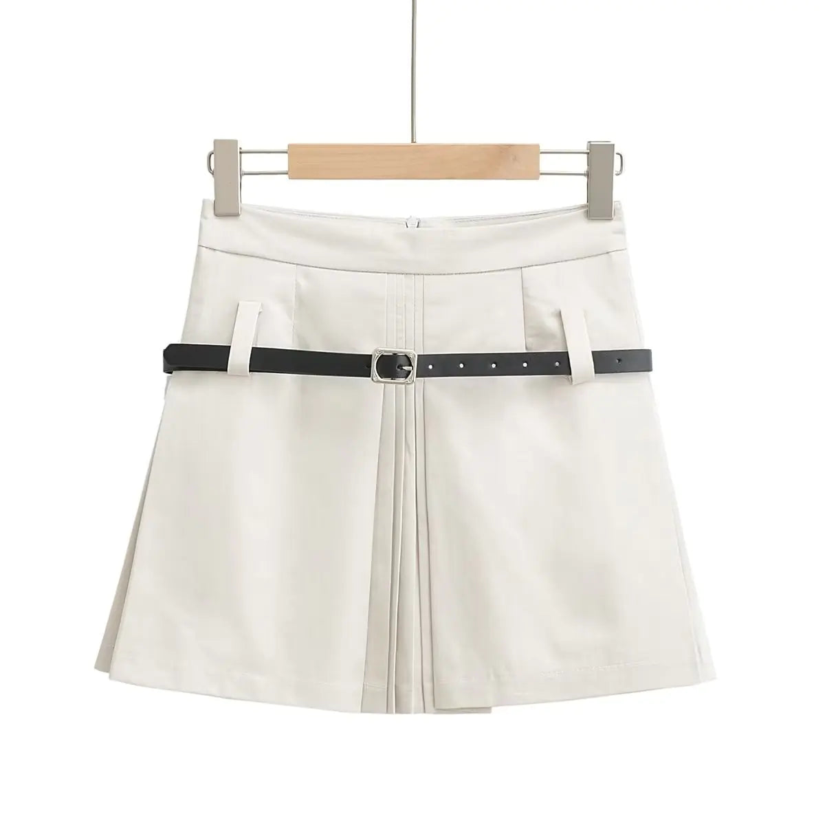 Women's Pleated Solid Color Fashion Skirt