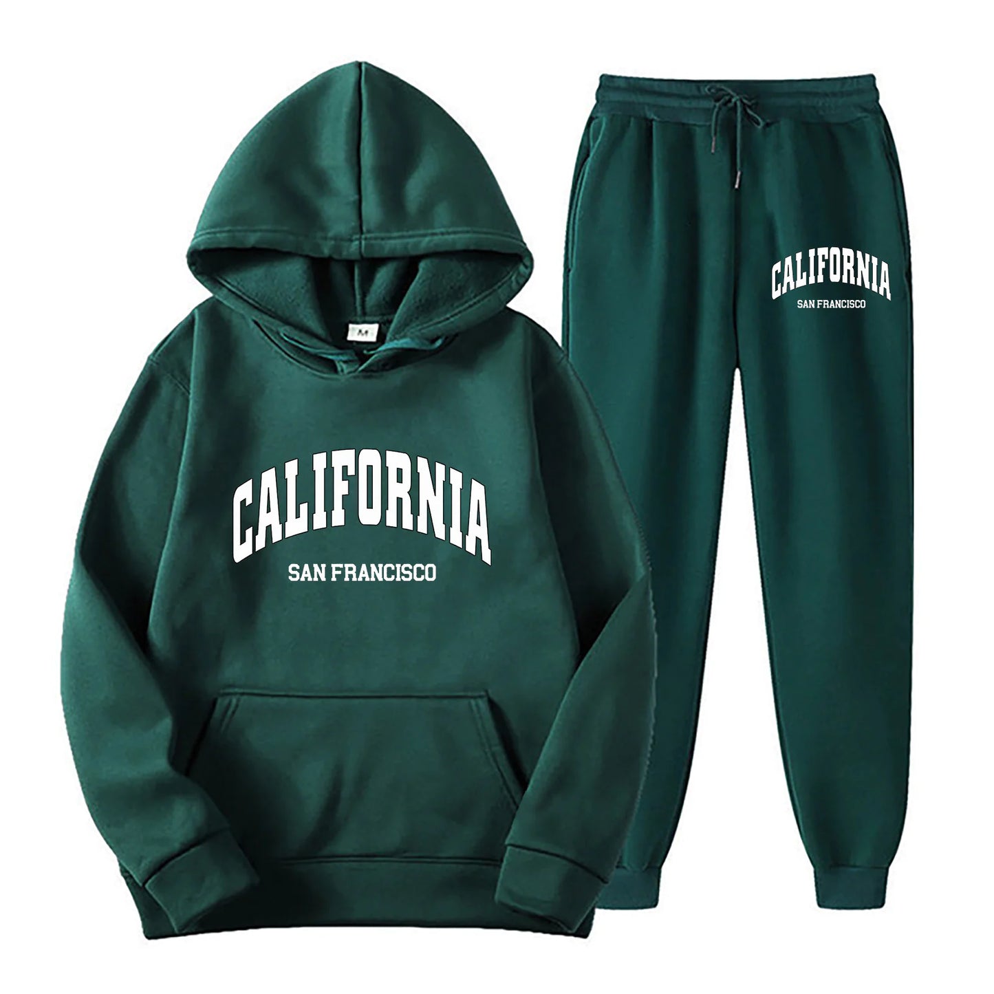 Conjunto de Sudadera con Capucha y Pantalón Jogger