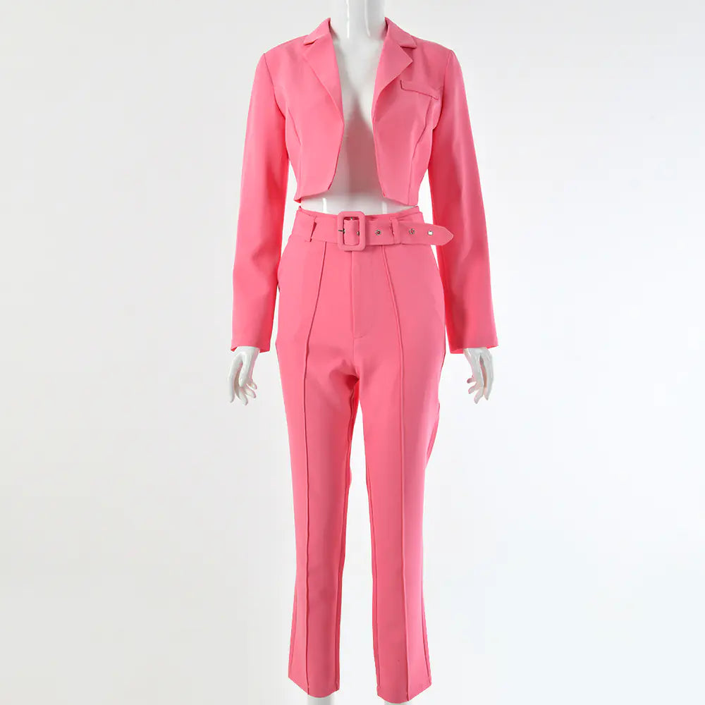 Conjunto Blazer Mujer Elegante