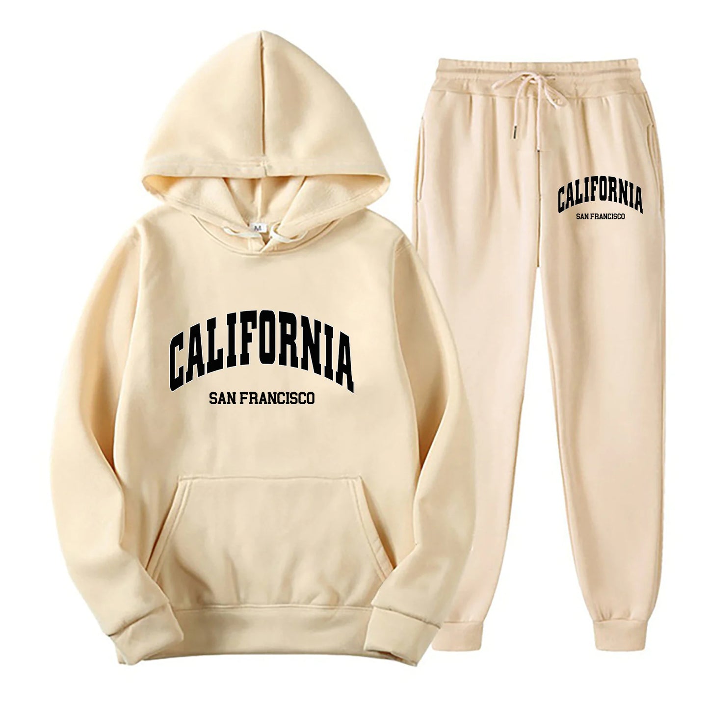 Conjunto de Sudadera con Capucha y Pantalón Jogger
