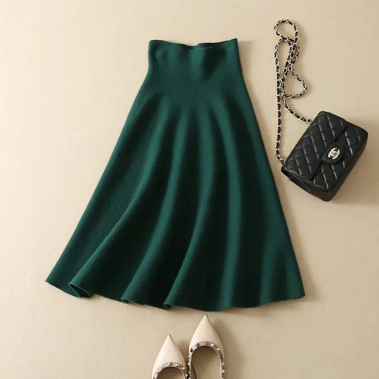 Falda Midi Plisada