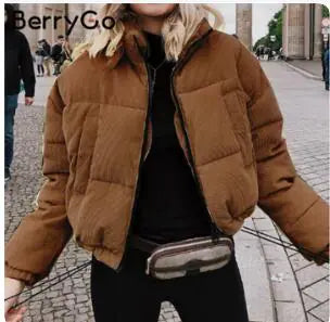 Chaqueta Acolchada de Pana