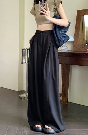 Pantalones Anchos de Cintura Alta Ligeros