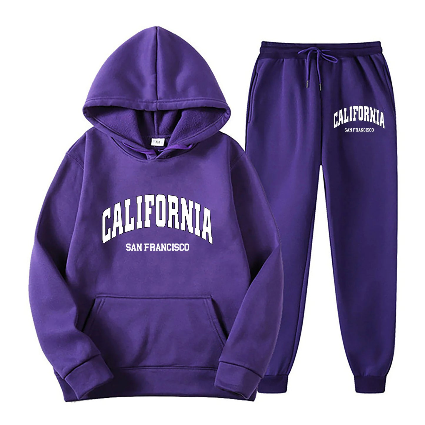 Conjunto de Sudadera con Capucha y Pantalón Jogger