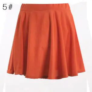 Falda Mini Plisada de Talle Alto LIVA
