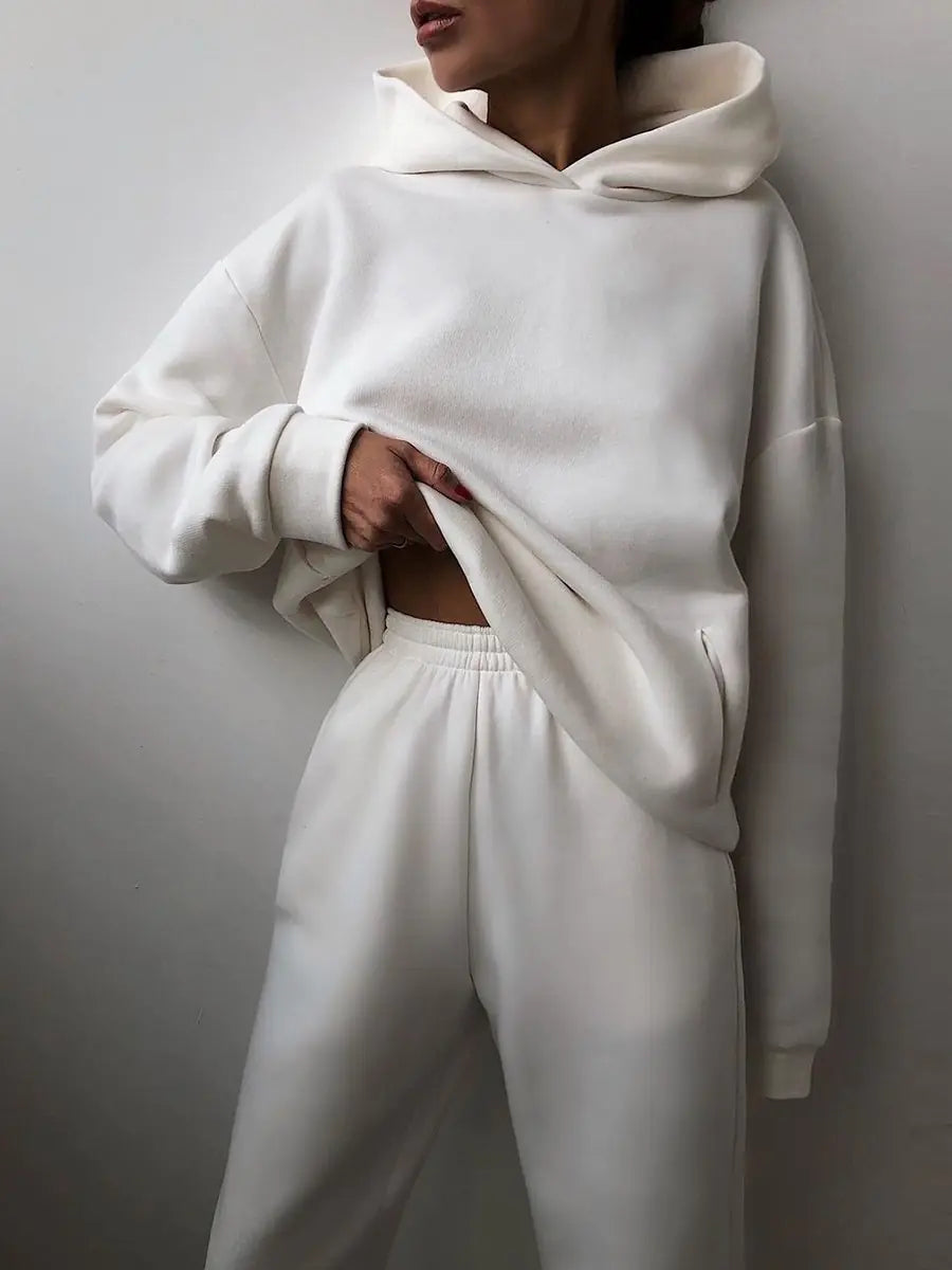 Conjunto de Sudadera Casual y Pantalones Jogger
