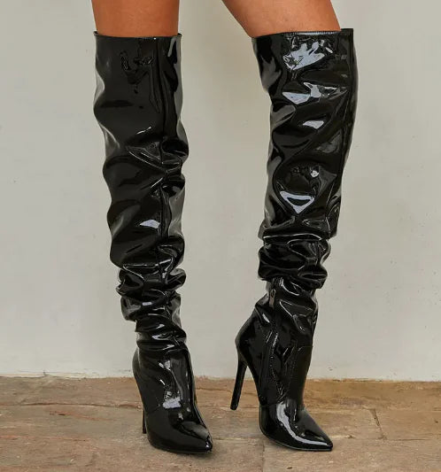 Botas Stiletto con Cierre