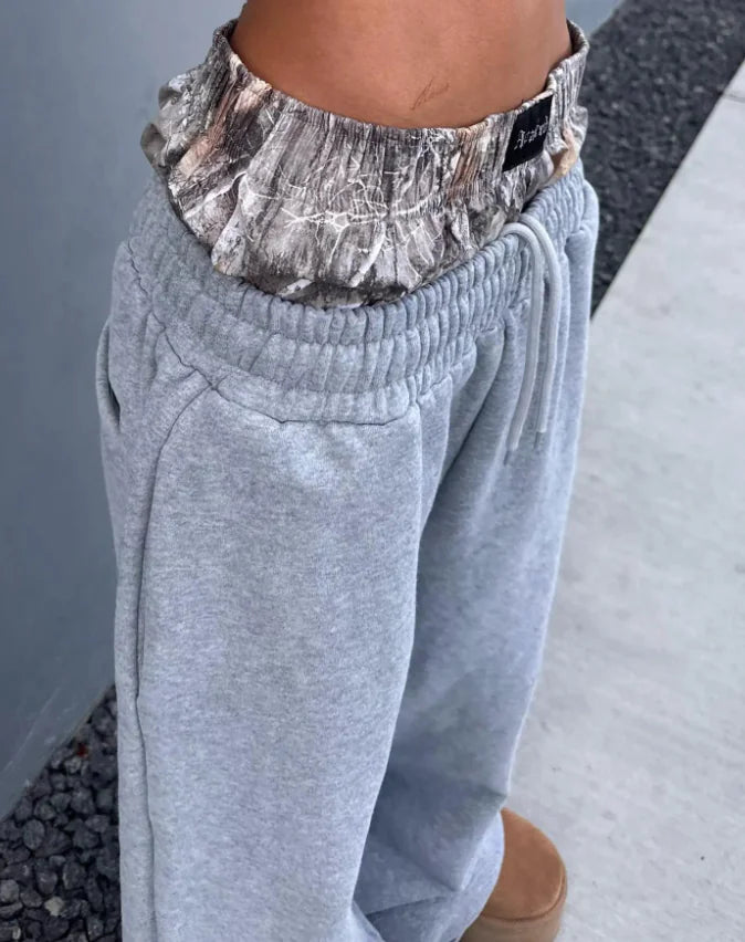 Hip Hop Camo Double Waist Pants