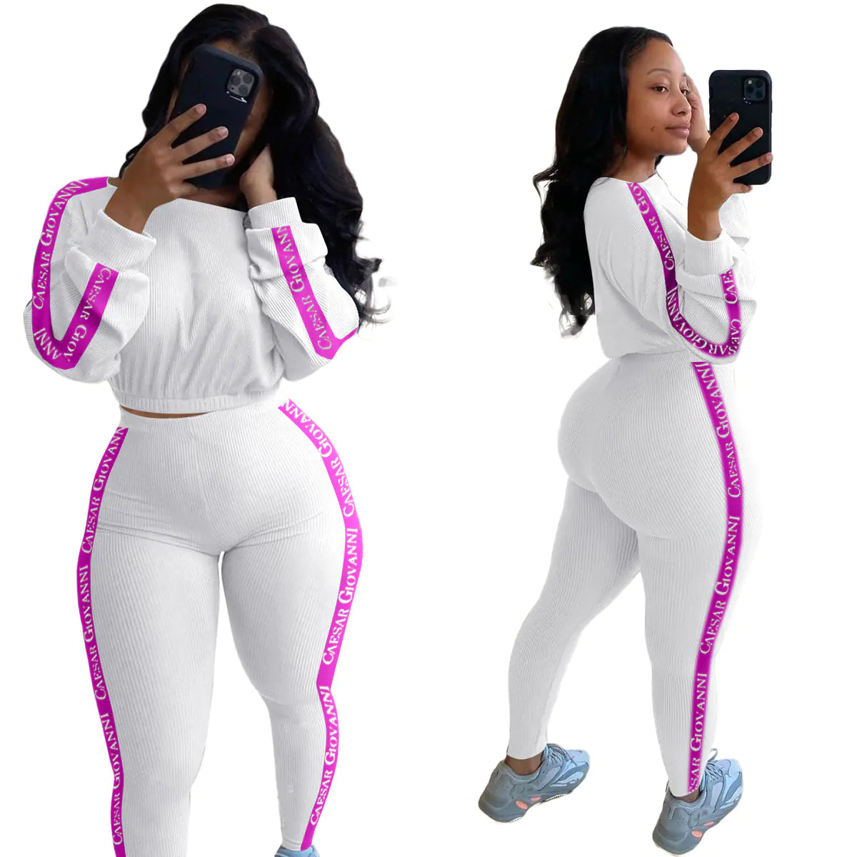 Conjunto Deportivo de Moda Ribeteado