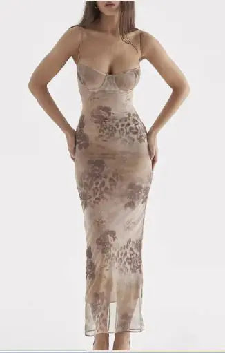 Vestido A-line Naranja